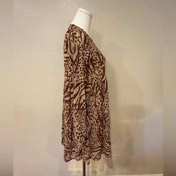 AFRM Animal Print Mini Dress - Picture 5 of 6